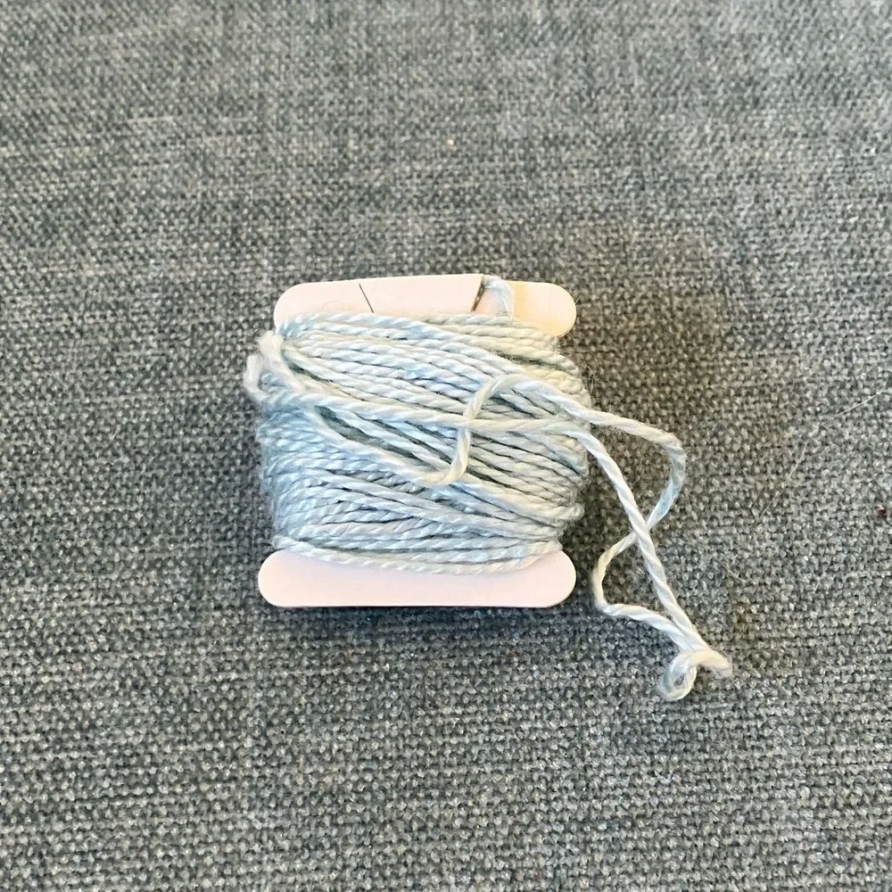 Blue Needlepoint Thread Yarn